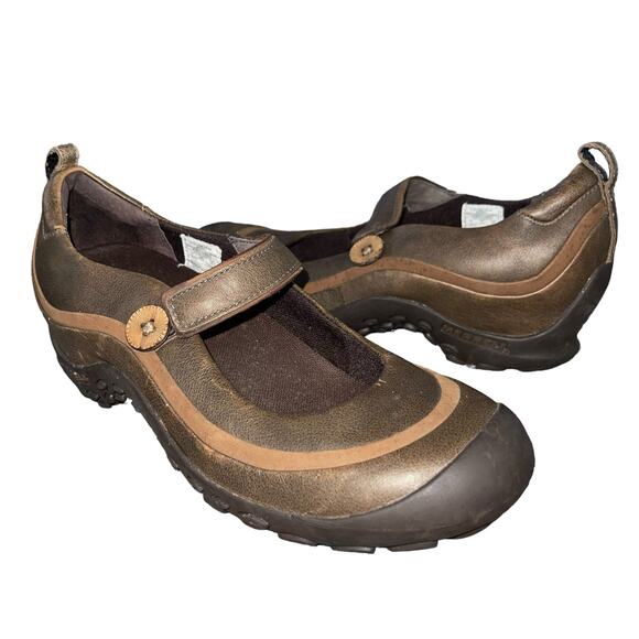 Merrell Comfort Shoes Mary Jane Plaza Emme Hiking Ortholite - Picture 1 of 9